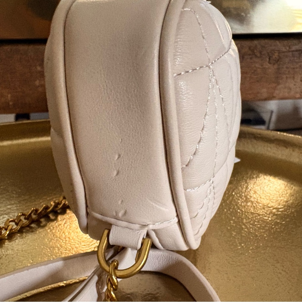 NWT Zara Quilted Cream Crossbody Shoulder Bag - Picture 11 of 11